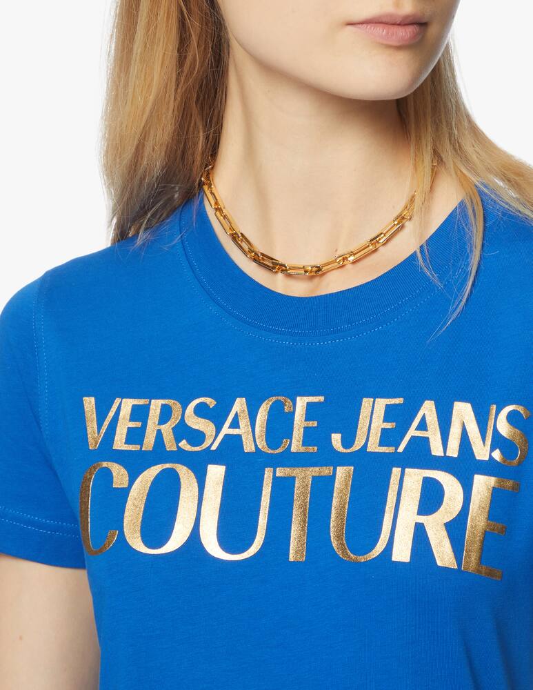 rinascente Versace Jeans Couture Cotton t-shirt with embroidered logo