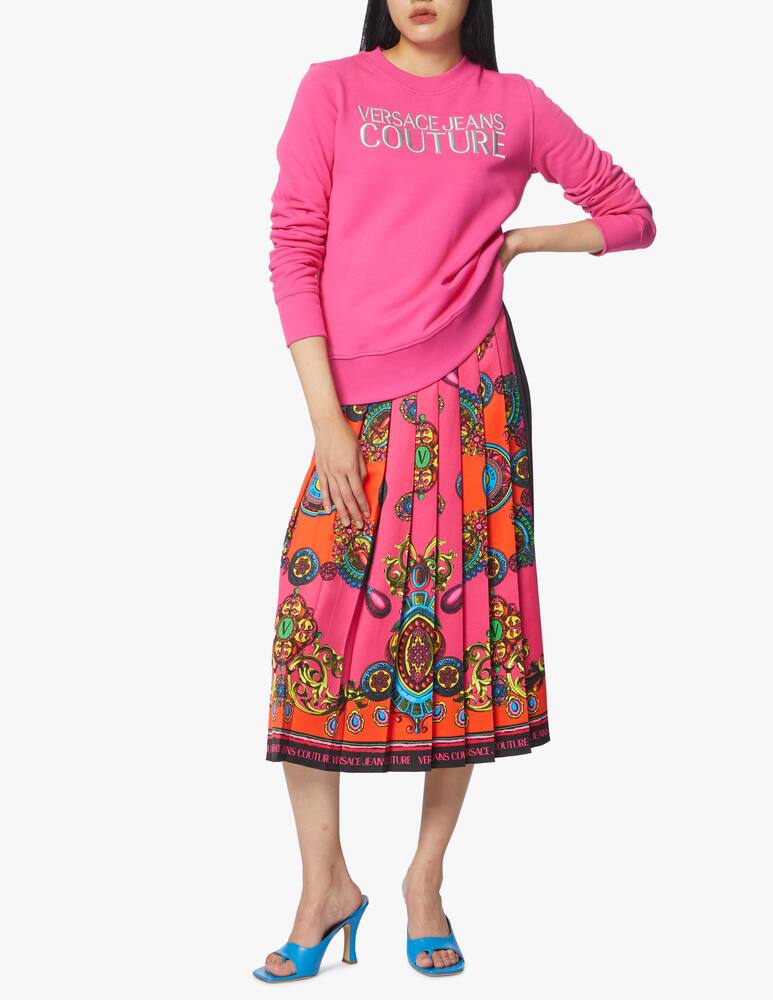 rinascente Versace Jeans Couture Swetshirt with embroidered logo