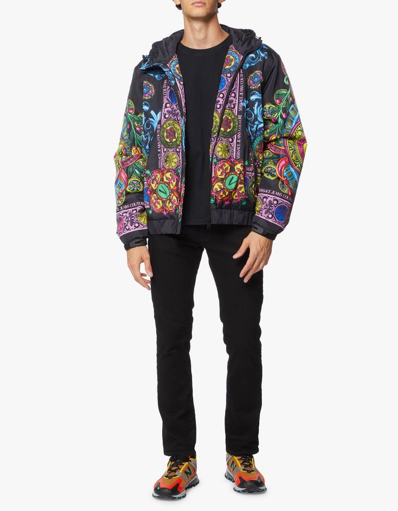rinascente Versace Jeans Couture Baroque bijoux hooded jacket
