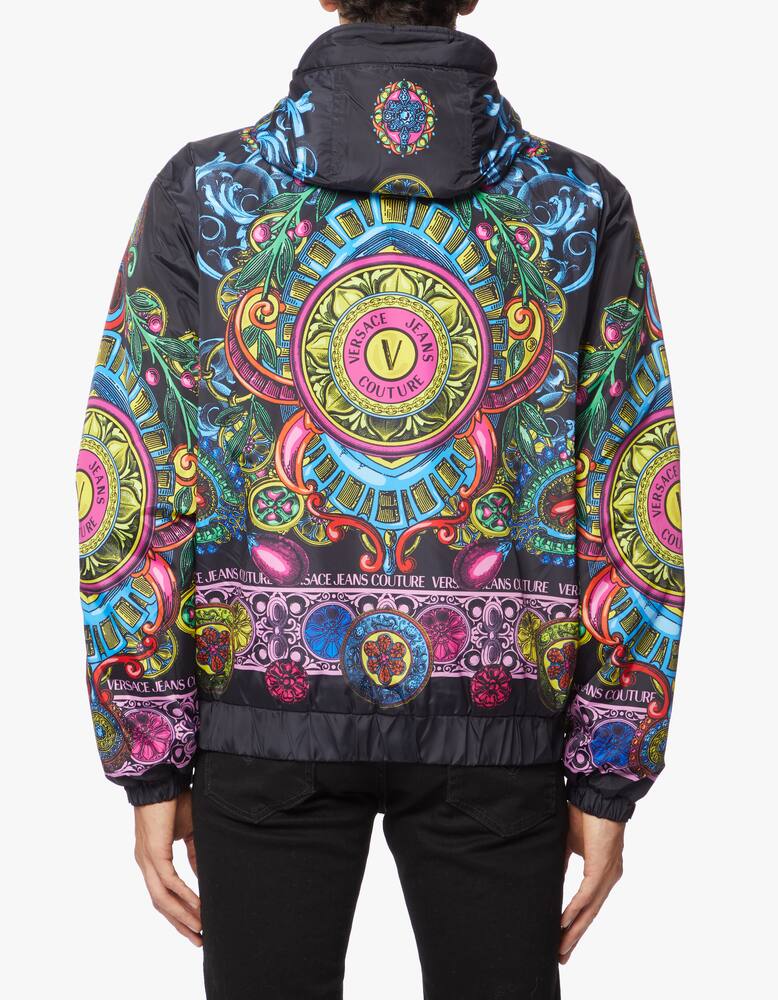 rinascente Versace Jeans Couture Baroque bijoux hooded jacket