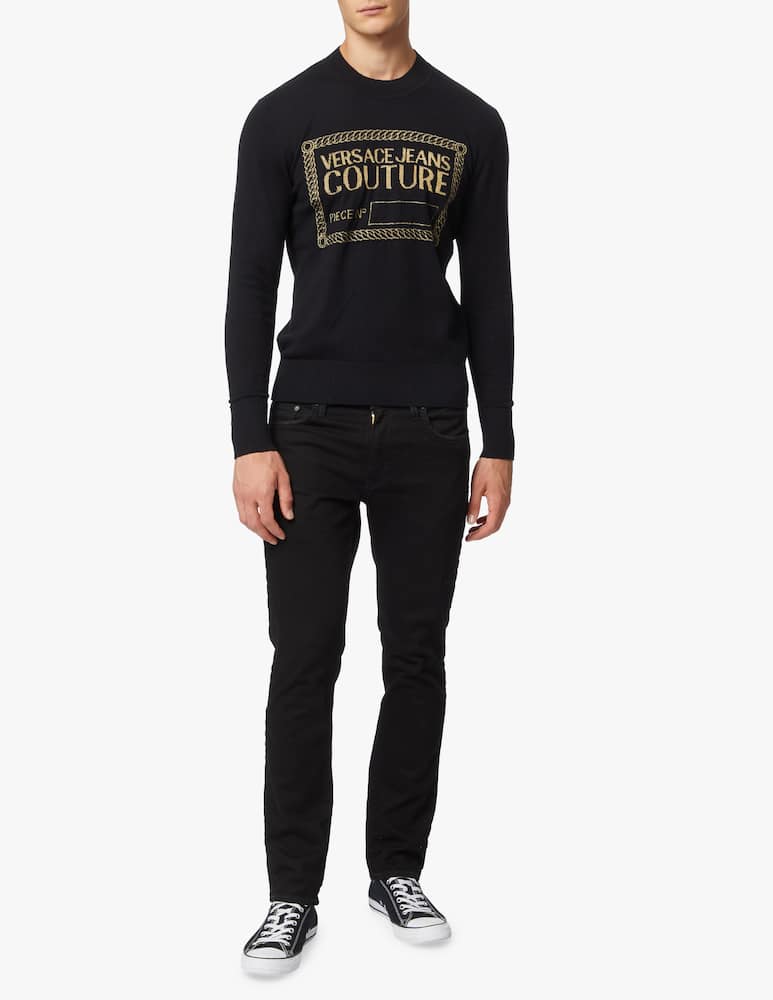 rinascente Versace Jeans Couture Magllia manica lunga cash logo