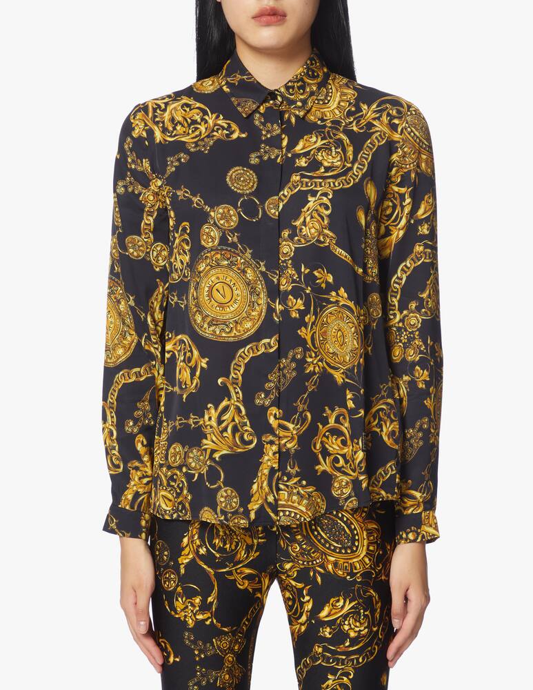 rinascente Versace Jeans Couture Camicia in viscosa con stampa barocco