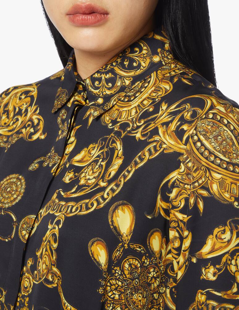 rinascente Versace Jeans Couture Camicia in viscosa con stampa barocco