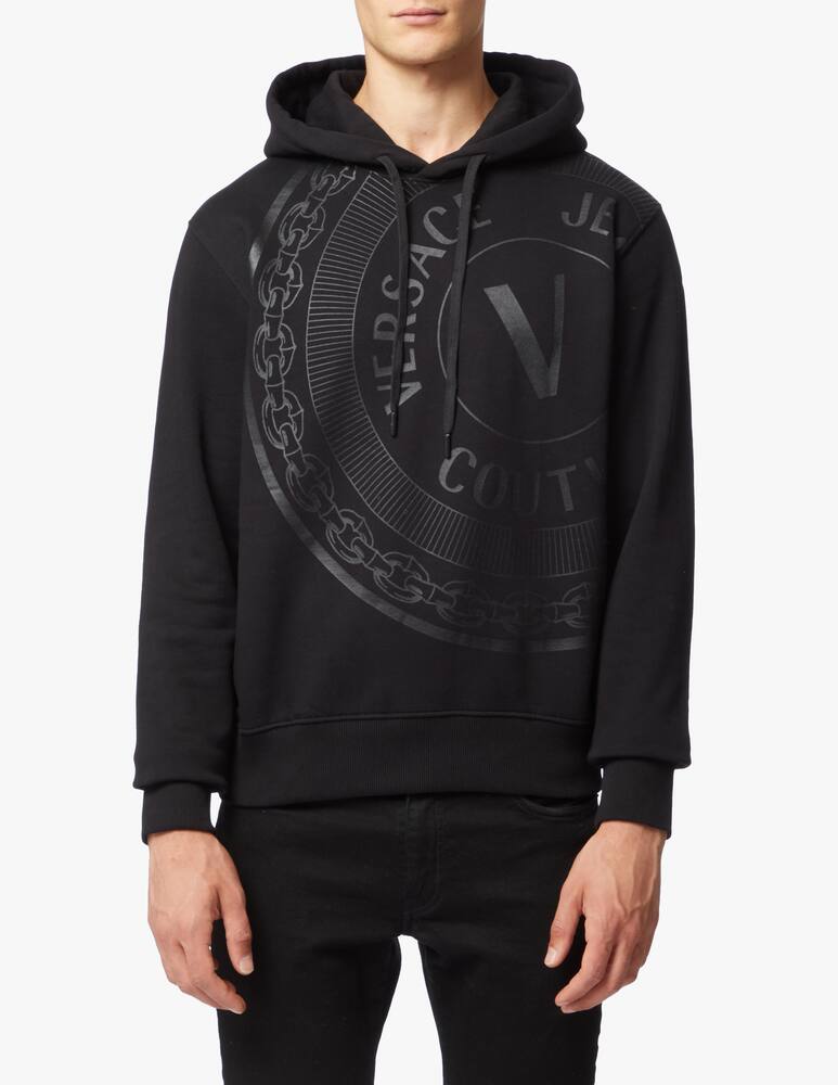 rinascente Versace Jeans Couture Felpa con cappuccio emblem