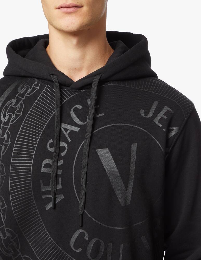 rinascente Versace Jeans Couture Felpa con cappuccio emblem