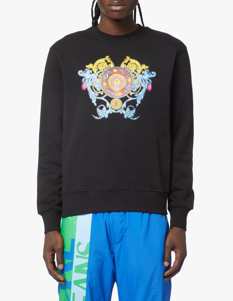 rinascente Versace Jeans Couture Felpa girocollo stemma regalia