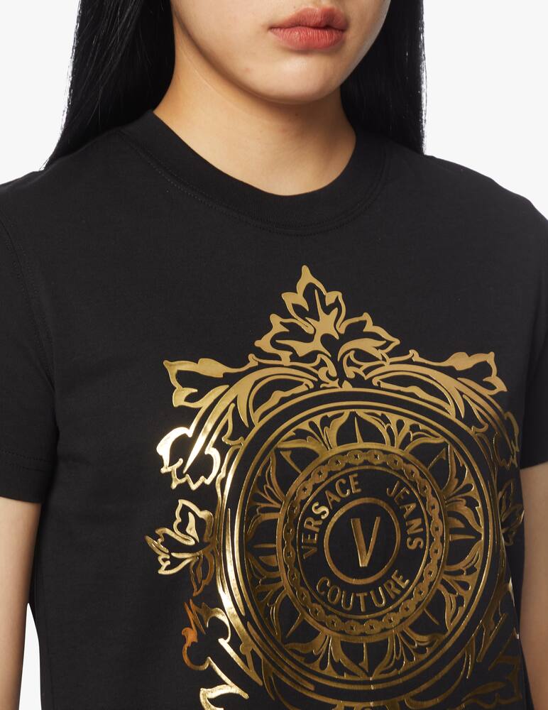 rinascente Versace Jeans Couture Cotton t-shirt Emblem Leaf