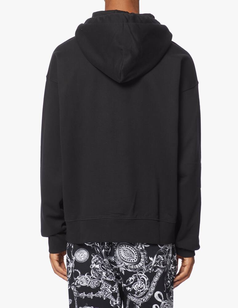 rinascente Versace Jeans Couture Felpa con cappuccio rainbow logo over