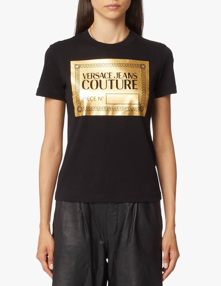 rinascente Versace Jeans Couture T-shirt in cotone con logo