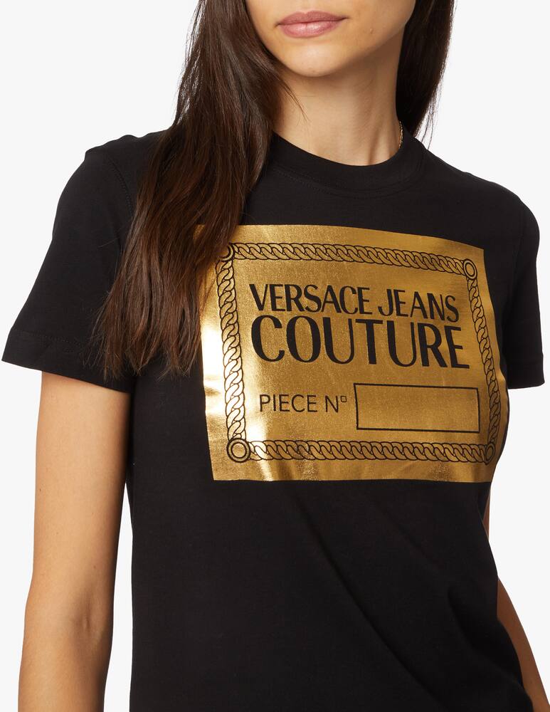 rinascente Versace Jeans Couture T-shirt in cotone con logo