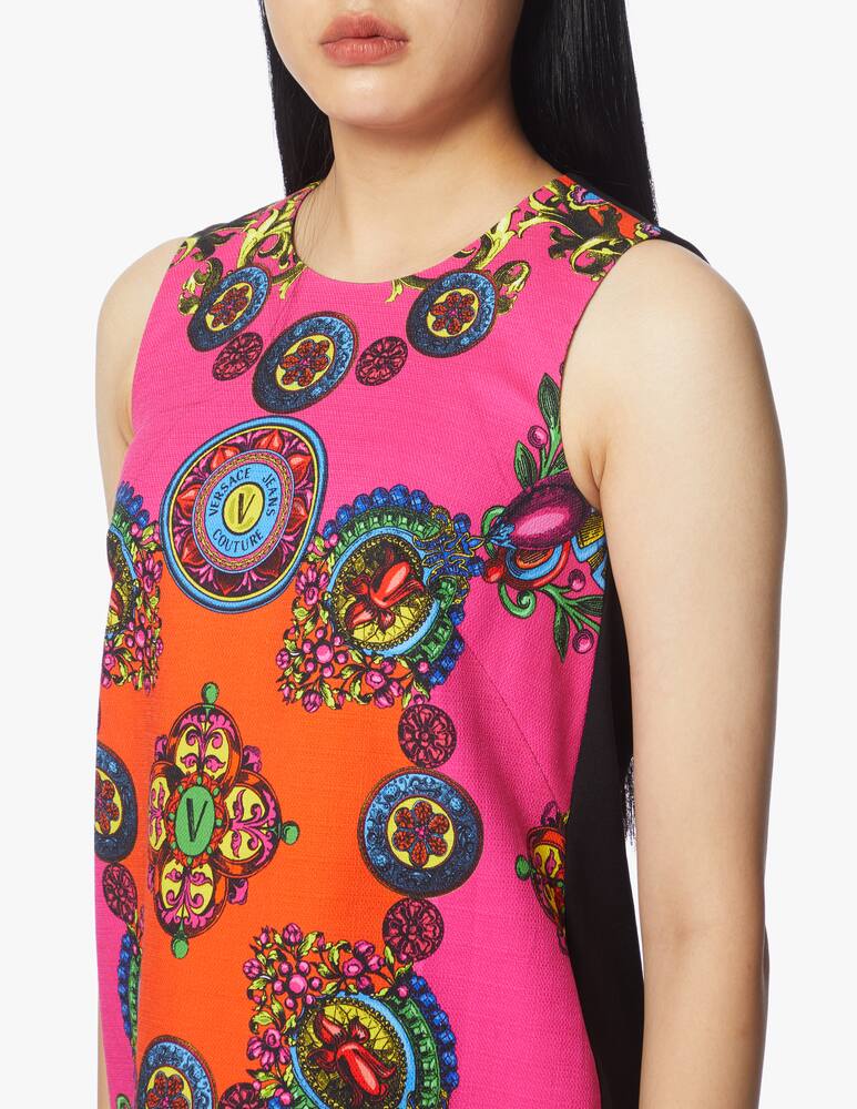 rinascente Versace Jeans Couture Vestito corto senza manica