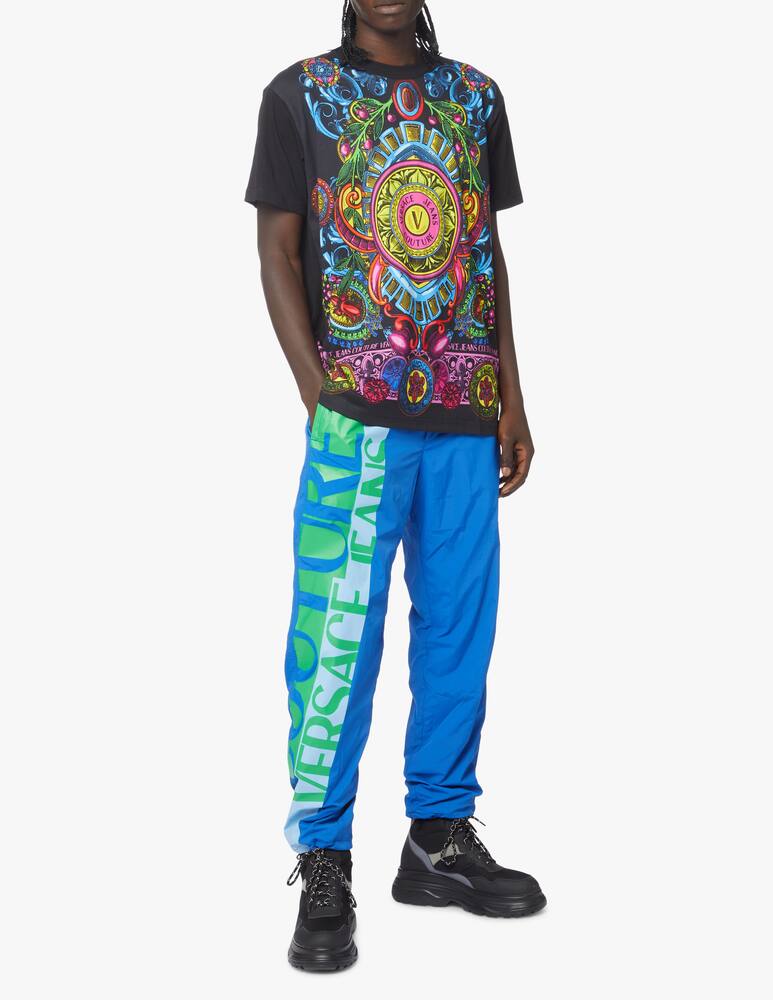 rinascente Versace Jeans Couture Maglietta girocollo panel barocco bijoux