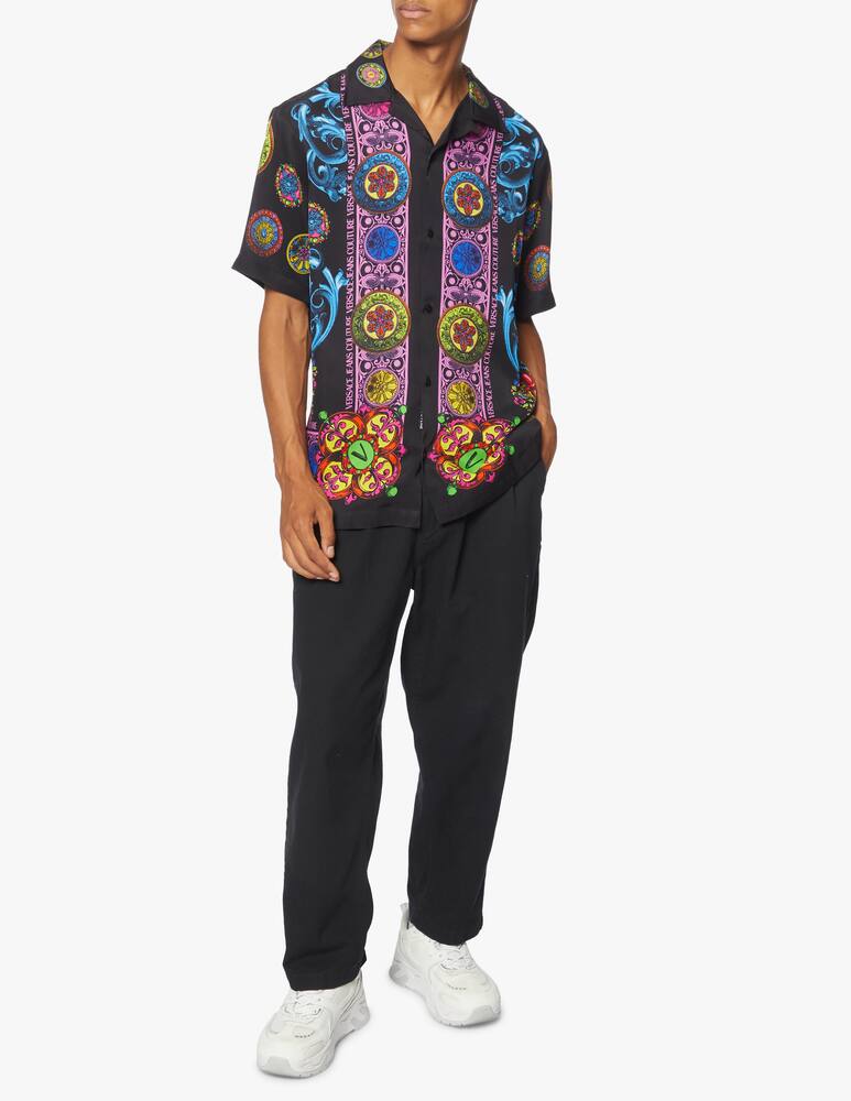 Versace Jeans Couture Camiacia bowling manica corta bijoux - immagine 2 Versace Jeans Couture Camiacia bowling manica corta bijoux - immagine 2