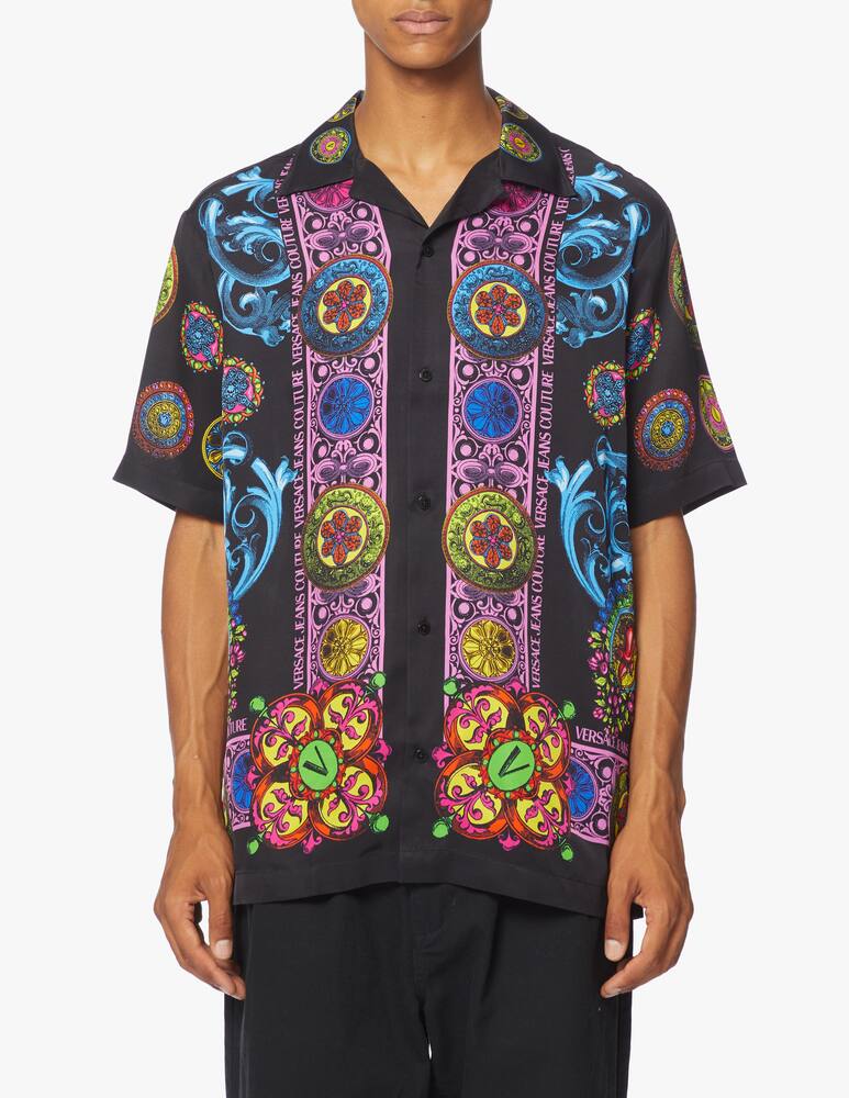 rinascente Versace Jeans Couture Bijoux bowling shosrt sleeve shirt