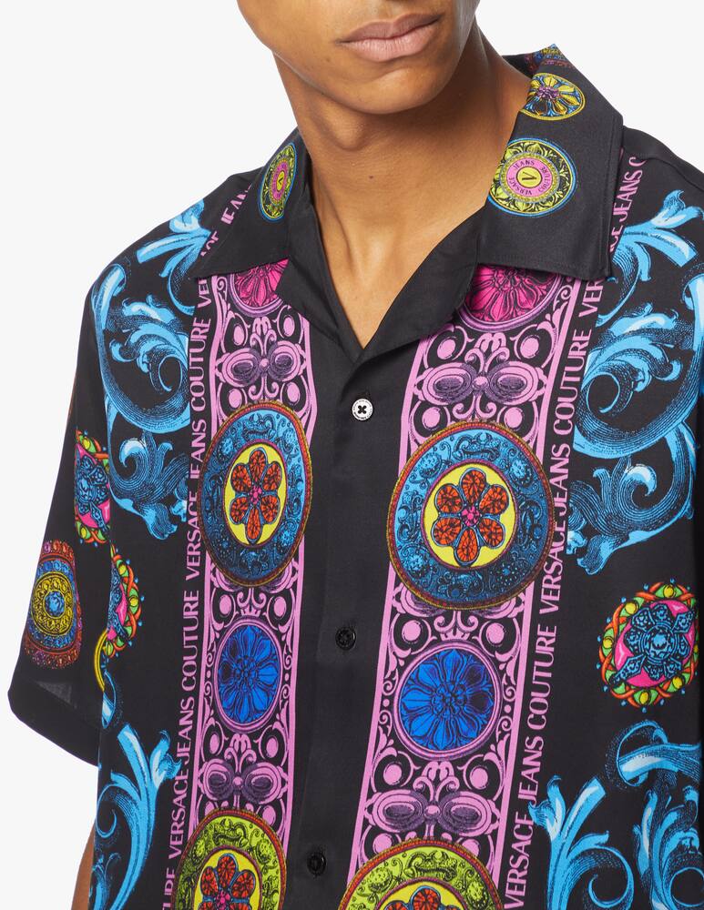 Versace Jeans Couture Camiacia bowling manica corta bijoux - immagine 5 Versace Jeans Couture Camiacia bowling manica corta bijoux - immagine 5