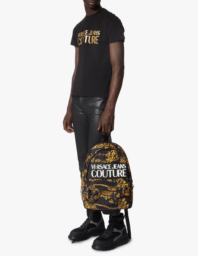 rinascente Versace Jeans Couture Zaino in nylon barocco