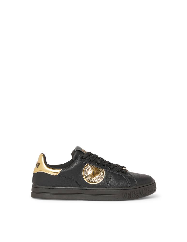 Versace Jeans Couture Sneakers court in pelle con logo - immagine 1 Versace Jeans Couture Sneakers court in pelle con logo - immagine 1