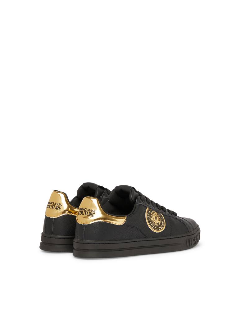 Versace Jeans Couture Sneakers court in pelle con logo - immagine 4 Versace Jeans Couture Sneakers court in pelle con logo - immagine 4