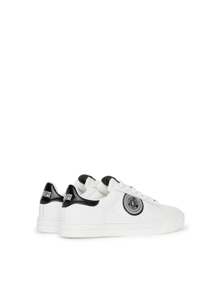 rinascente Versace Jeans Couture Logo leather court sneakers