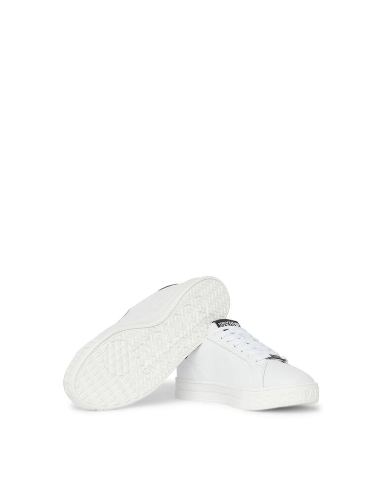 rinascente Versace Jeans Couture Logo leather court sneakers