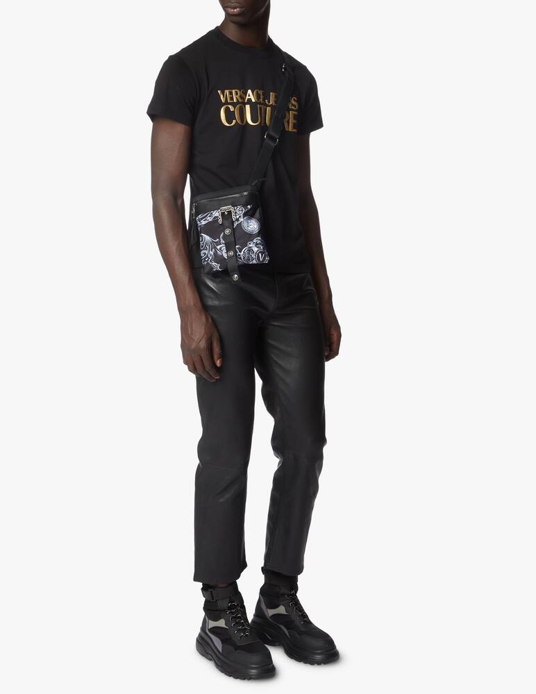 rinascente Versace Jeans Couture Borsa a tracolla in nylon con stampa