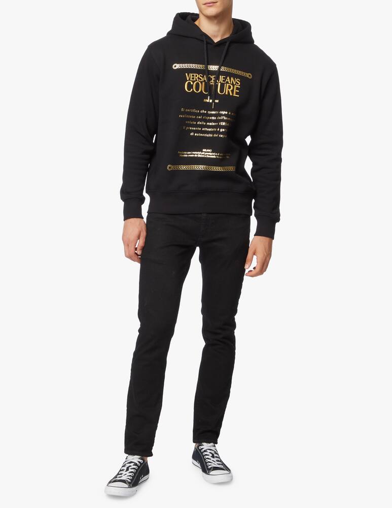 rinascente Versace Jeans Couture Gold guarantee hoodie