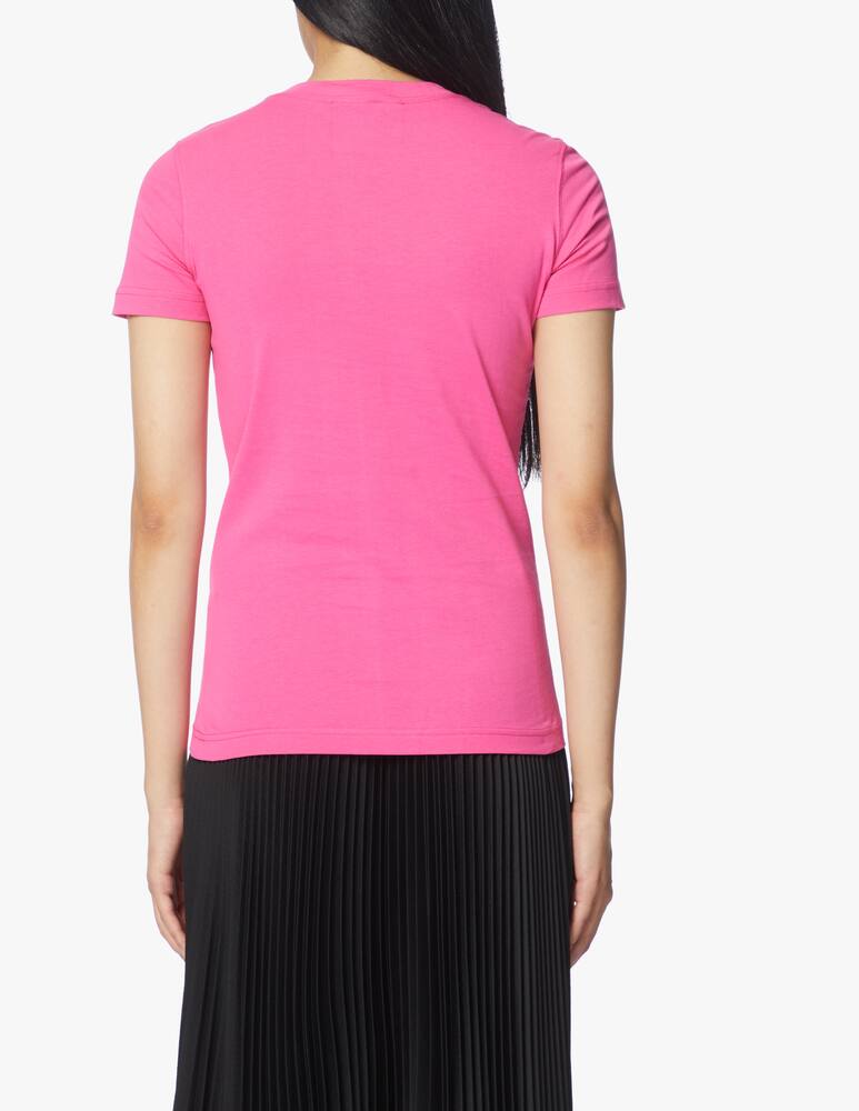 rinascente Versace Jeans Couture T-shirt in cotone con logo ricamato