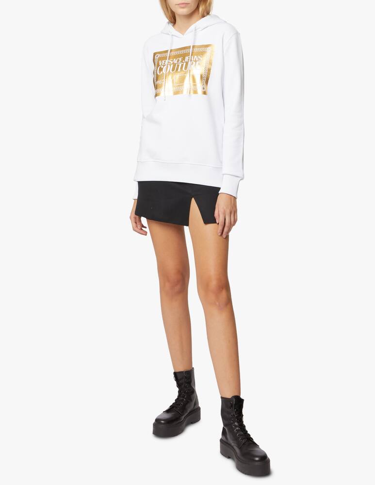 rinascente Versace Jeans Couture Felpa con cappuccio in cotone