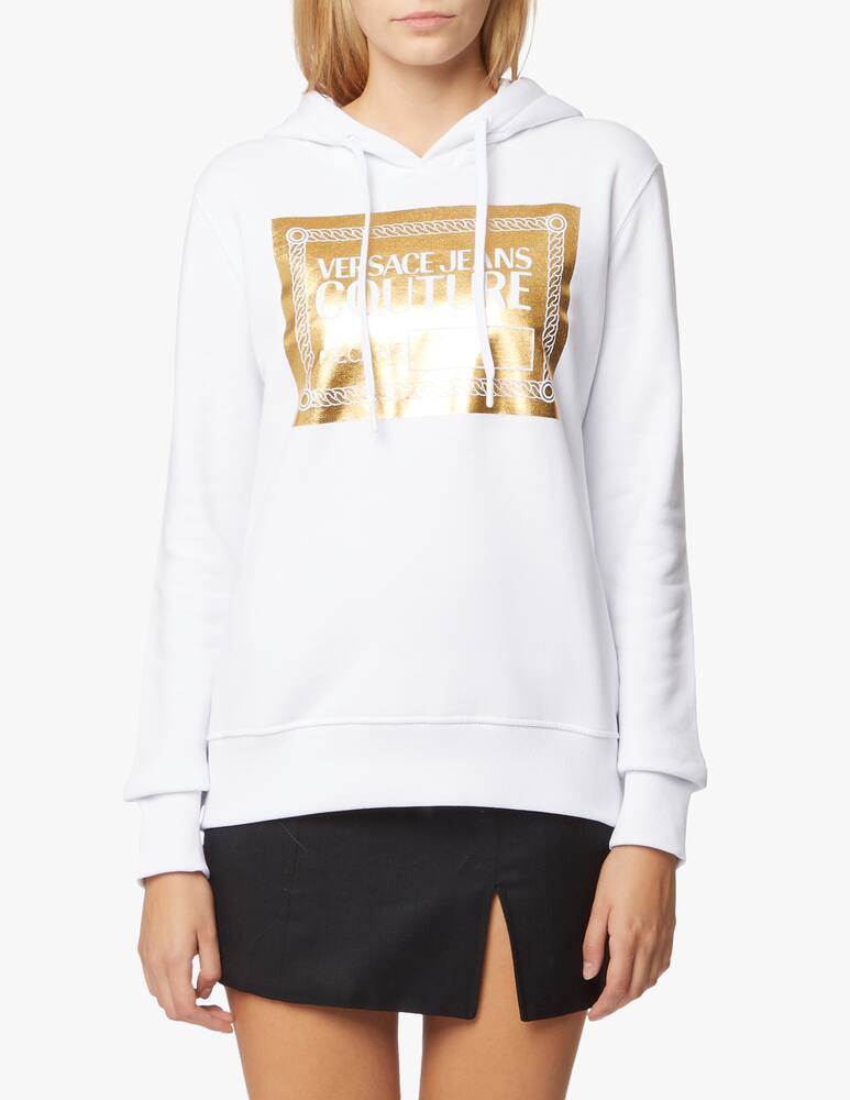 rinascente Versace Jeans Couture Felpa con cappuccio in cotone