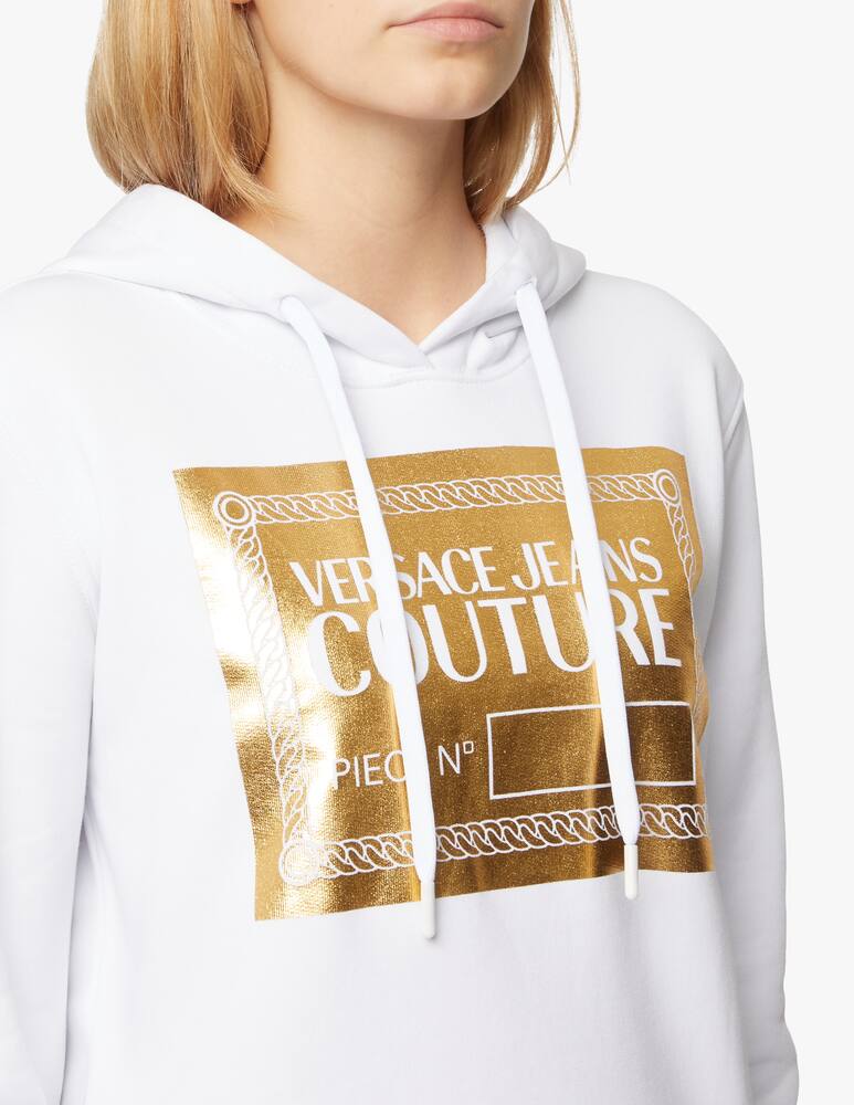 rinascente Versace Jeans Couture Felpa con cappuccio in cotone