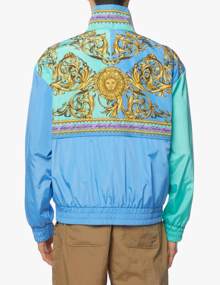 rinascente Versace Jeans Couture Giacca stampa placed garland - blu