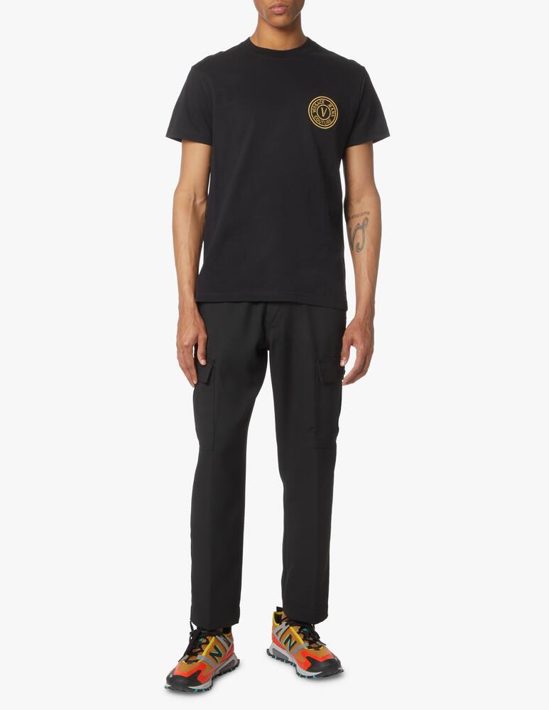 rinascente Versace Jeans Couture T-shirt mini v emblem - multi