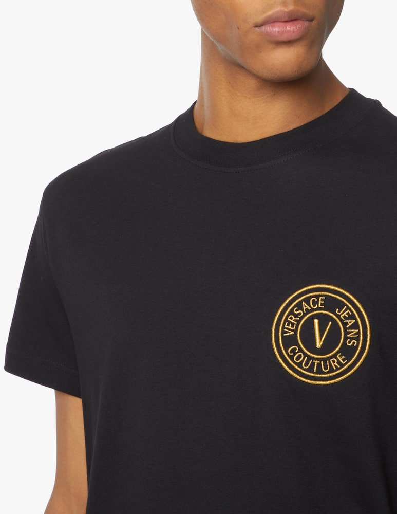 rinascente Versace Jeans Couture T-shirt mini v emblem - multi