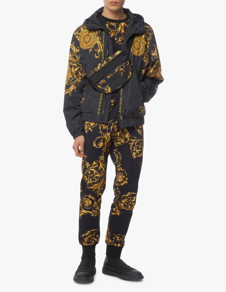 rinascente Versace Jeans Couture Giacca stampa barocco sun - nero