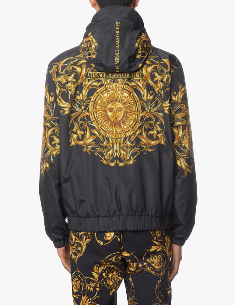 rinascente Versace Jeans Couture Giacca stampa barocco sun - nero