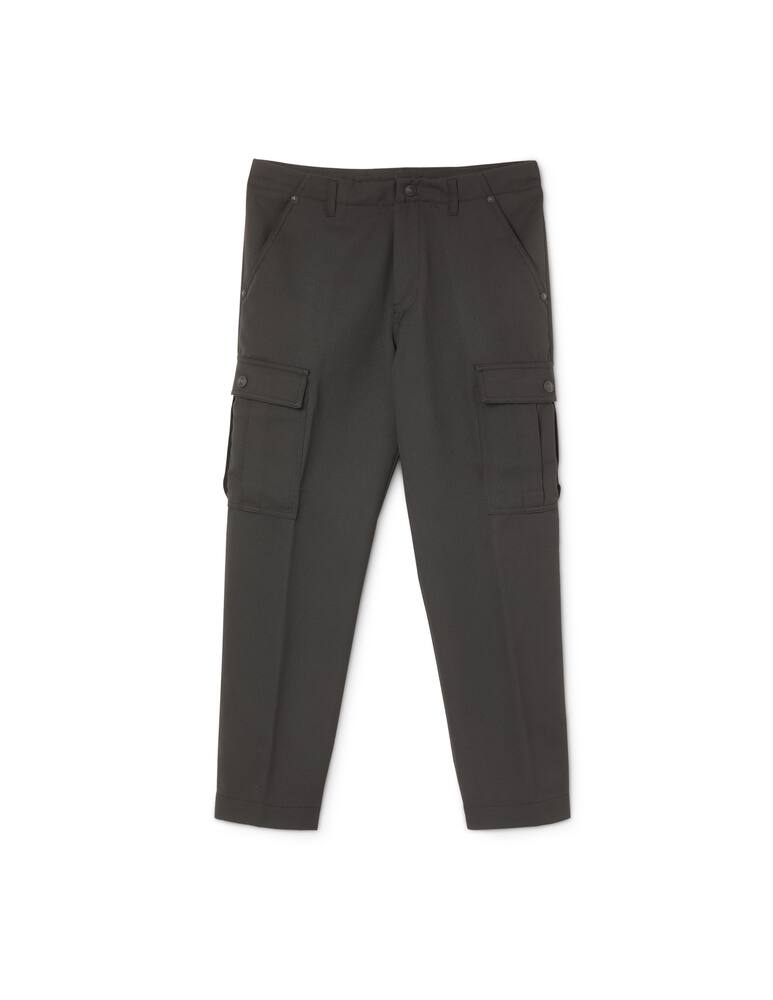 rinascente Versace Jeans Couture Back tag tech textile pant - black