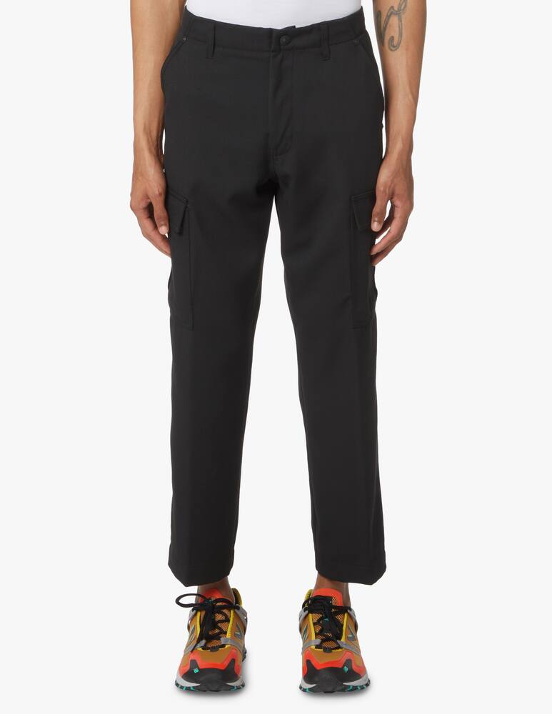 rinascente Versace Jeans Couture Back tag tech textile pant - black