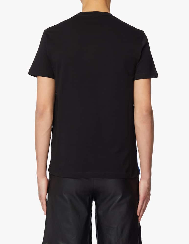 Versace Jeans Couture Slim panel sun flower t-shirt - black - picture 3 Versace Jeans Couture Slim panel sun flower t-shirt - black - picture 3