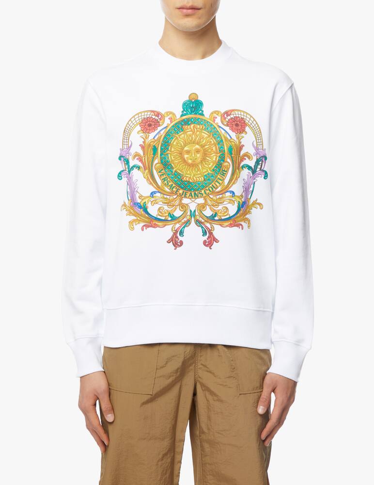 rinascente Versace Jeans Couture Maglia stampa vintage - bianco