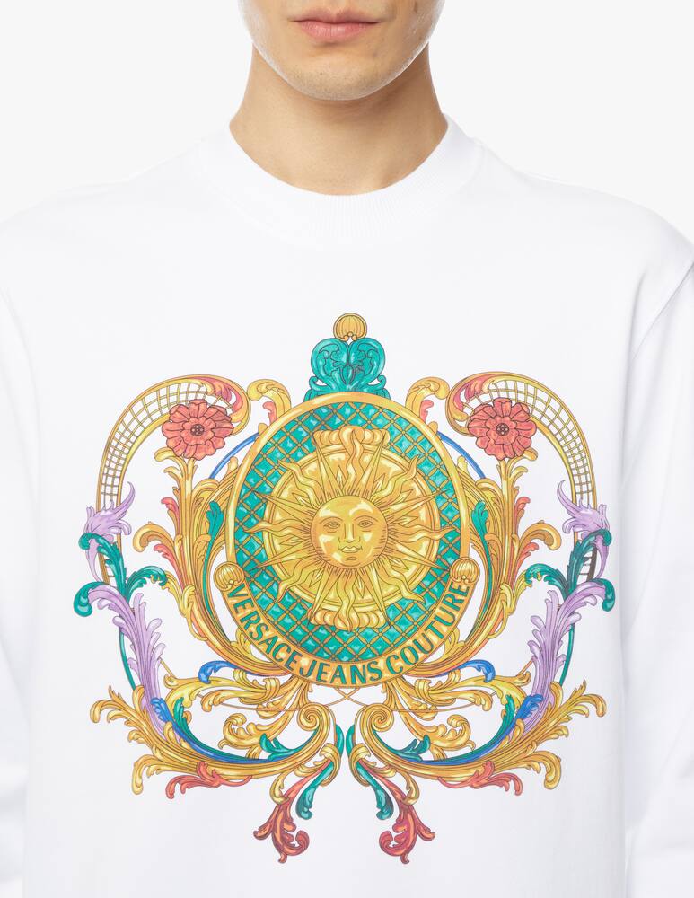 rinascente Versace Jeans Couture Maglia stampa vintage - bianco