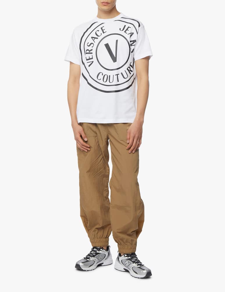 rinascente Versace Jeans Couture T-shirt v emblem - white