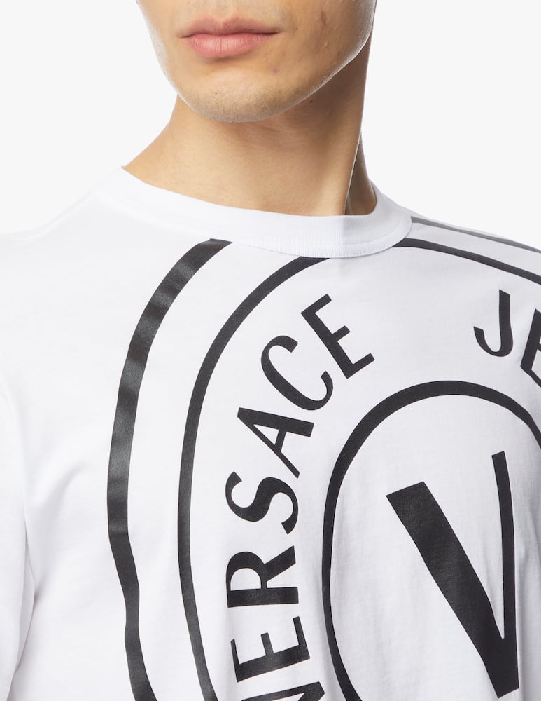 rinascente Versace Jeans Couture T-shirt v emblem - white