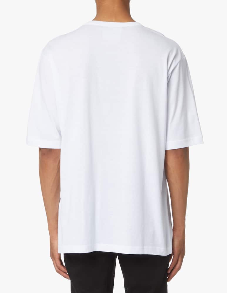 rinascente Versace Jeans Couture T-shirt warranty label logo - white