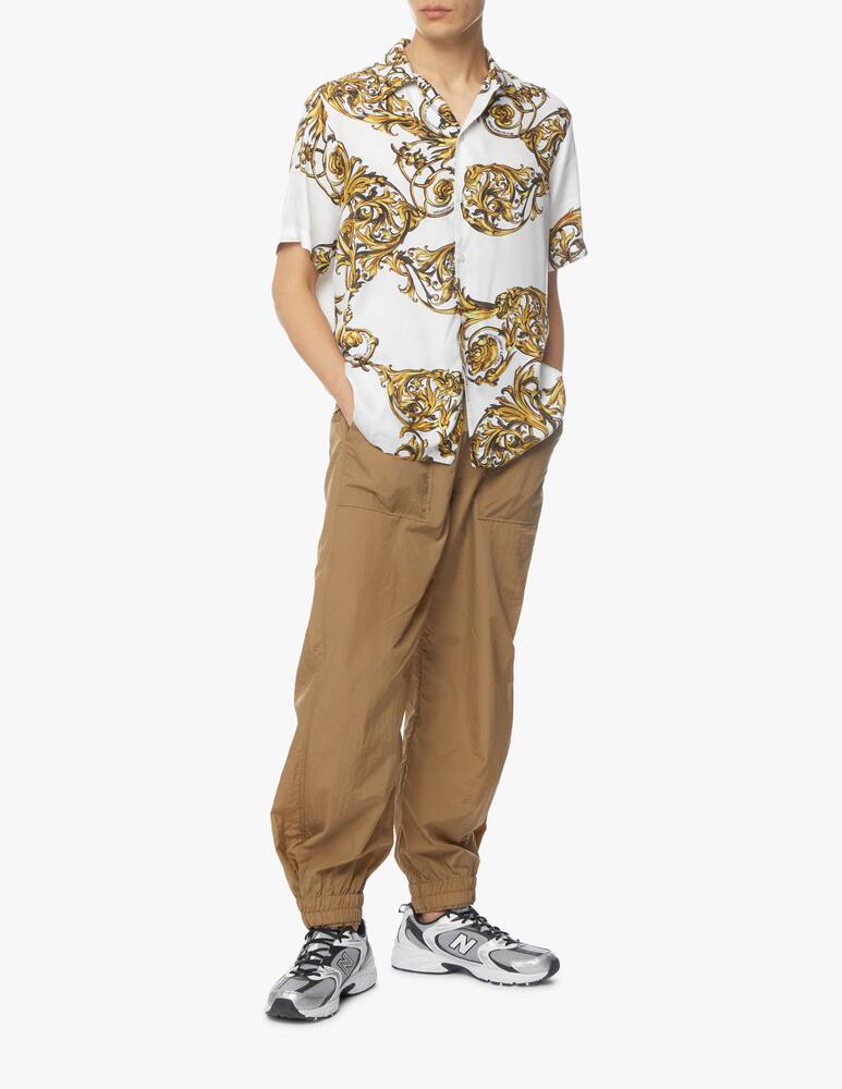 rinascente Versace Jeans Couture Camicia manica corta bowling stampa floreale - bianco