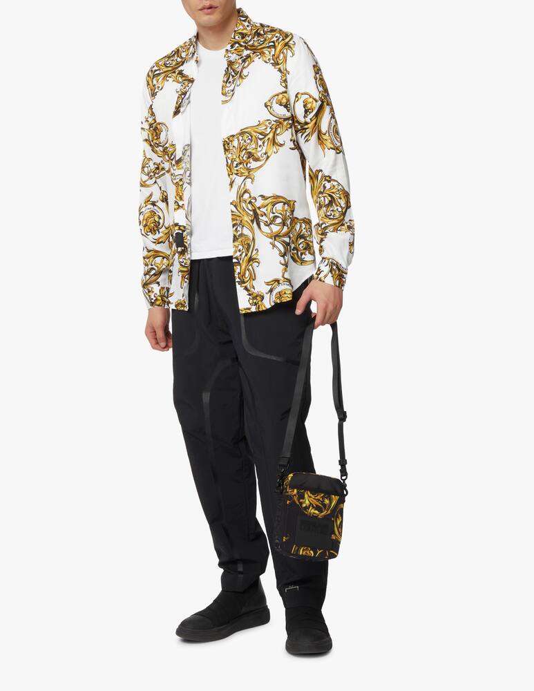 rinascente Versace Jeans Couture Camicia manica lunga garland print twill - multicolor