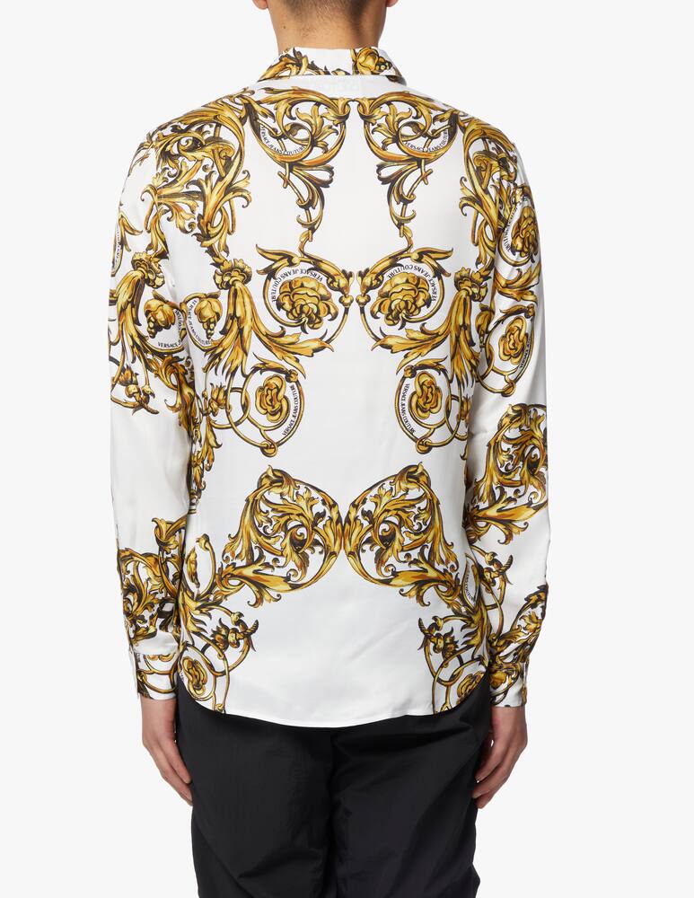 rinascente Versace Jeans Couture Camicia manica lunga garland print twill - multicolor