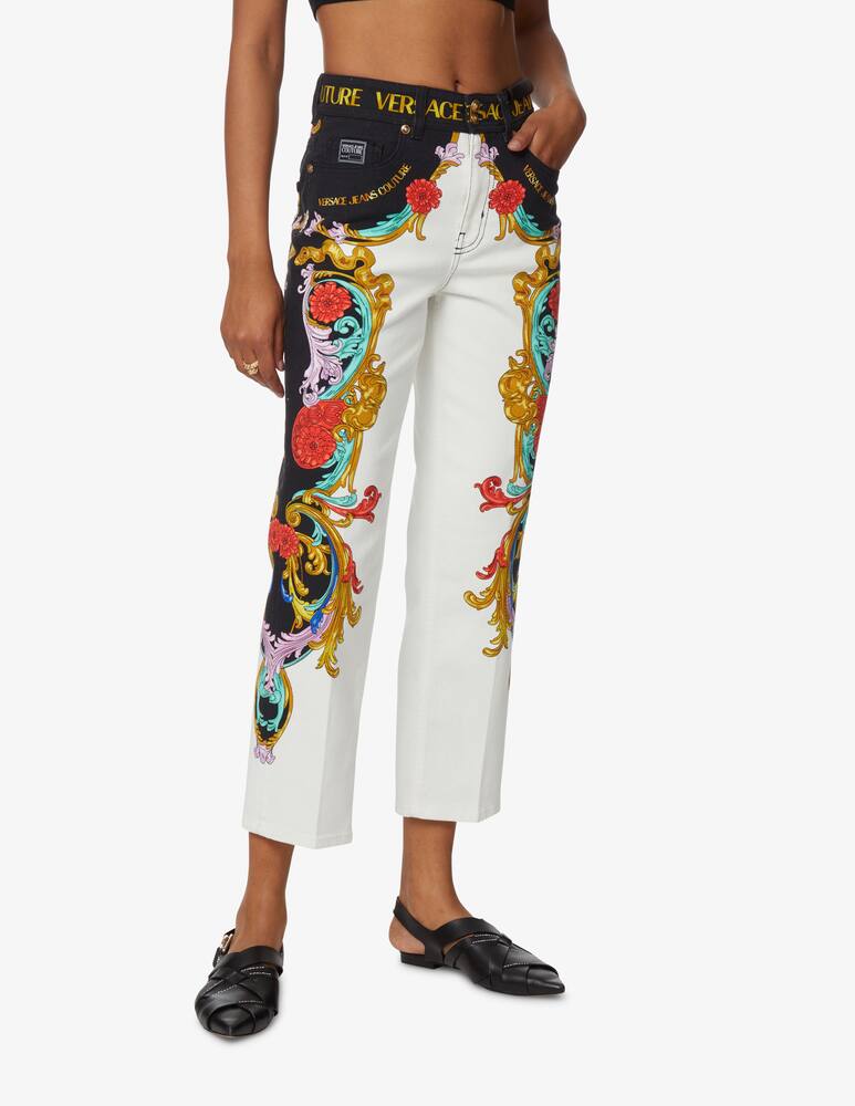 rinascente Versace Jeans Couture Nina 5 pockets jeans - white