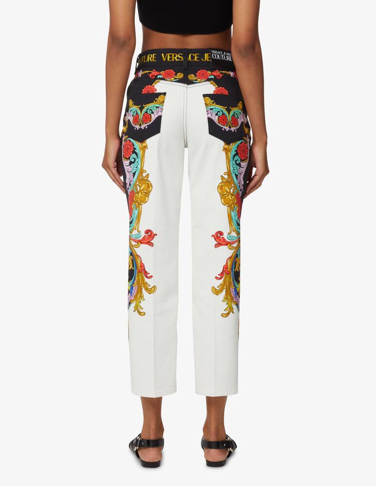rinascente Versace Jeans Couture Nina 5 pockets jeans - white