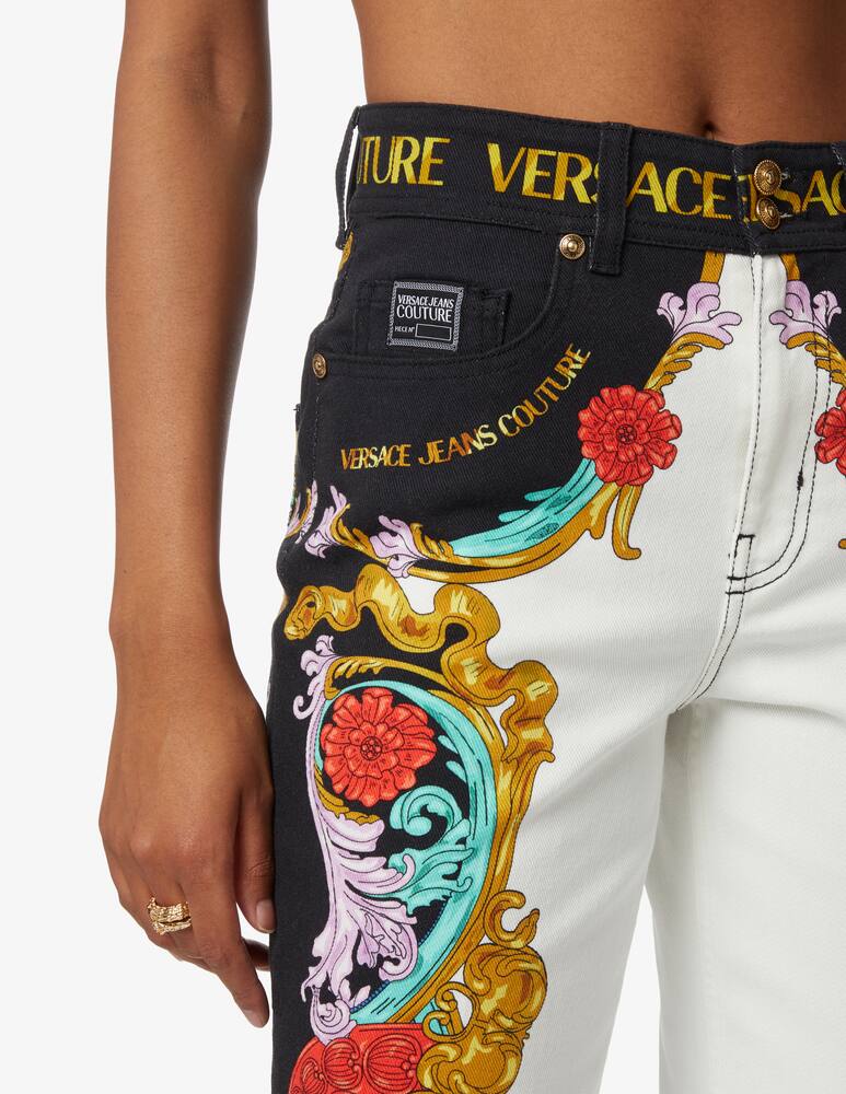 rinascente Versace Jeans Couture Nina 5 pockets jeans - white