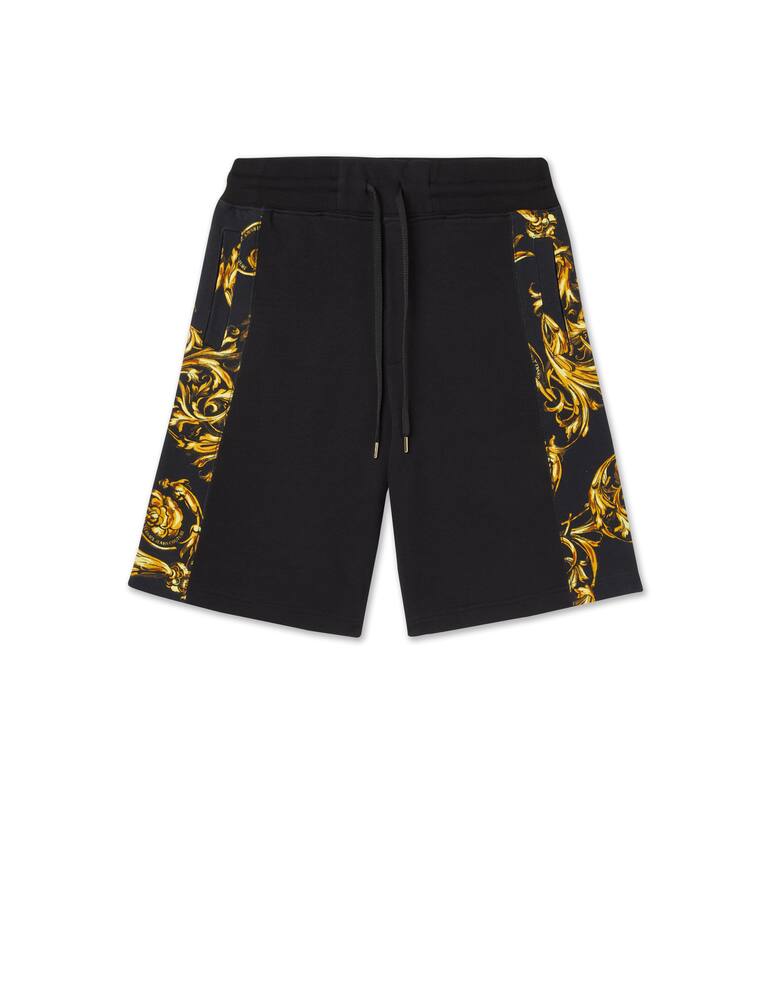 rinascente Versace Jeans Couture Print garland shorts - black